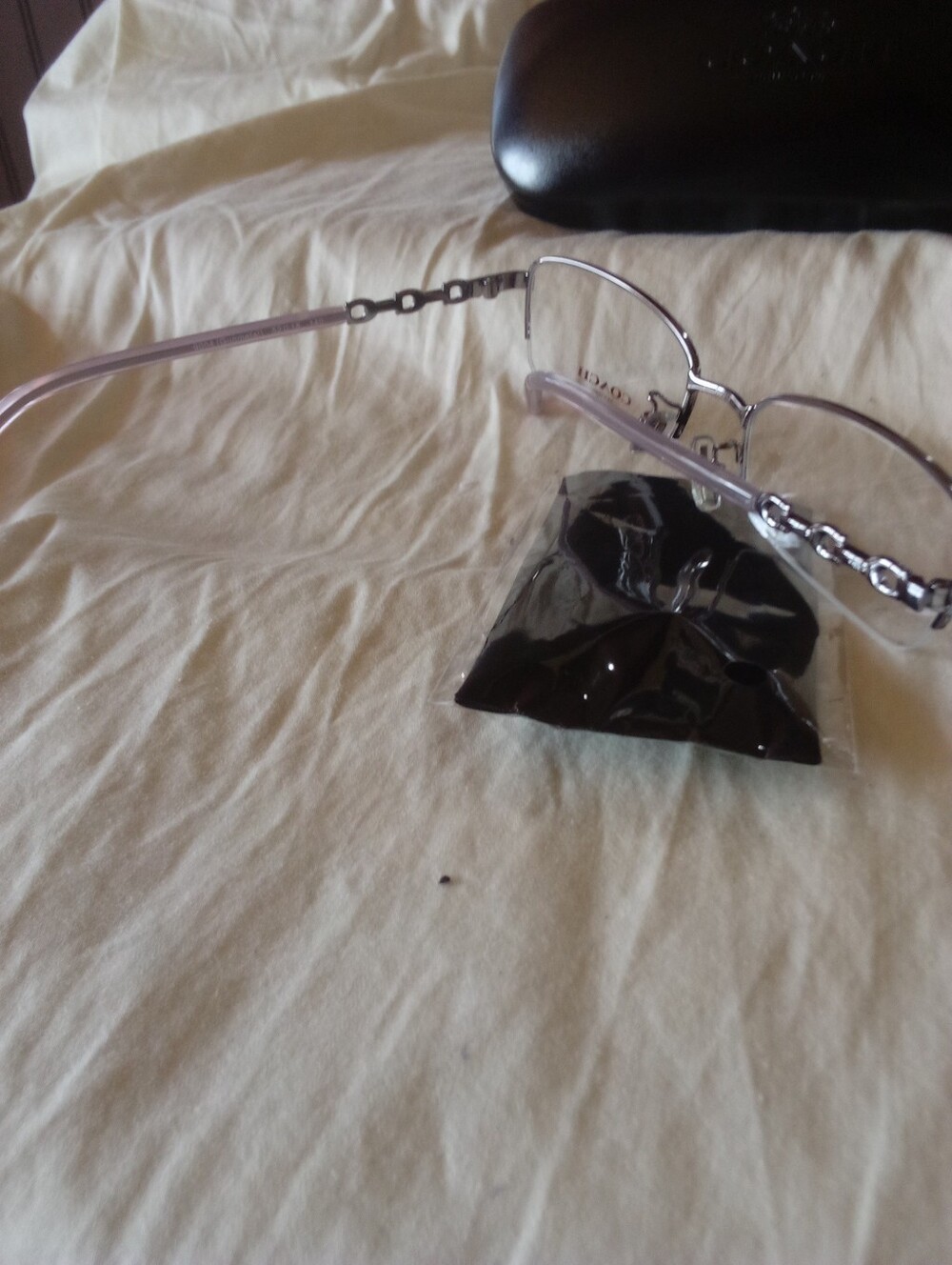 Coach HC5097 Pink Half Rim Eyeglass Frames 52-18 - Picture 2 of 2